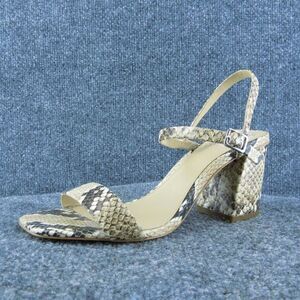 Vince Camuto Nendan‎ Women Ankle Strap Sandal Shoes Brown Leather Size 8 Medium